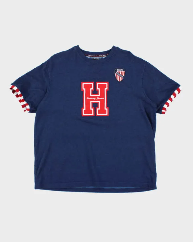 Vintage 90's Tommy Hilfiger Heavyweight H Logo T-Shirt - XL made by Tommy Hilfiger