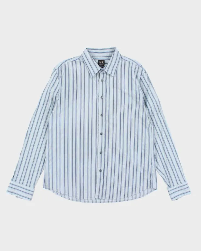 Armani Exchange Striped Long Sleeve Shirt - XL sold by Rokit