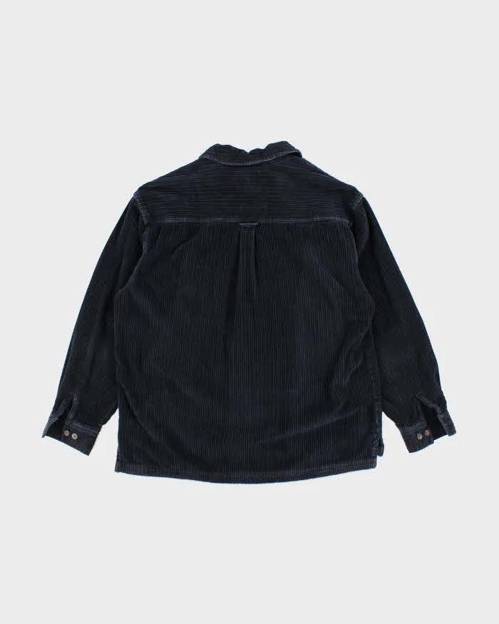 Vintage Y2K Heavyweight Jumbo Corduroy Zip Up Shirt - M sold by Rokit product image thumbnail 2