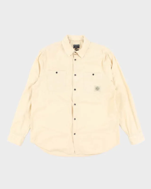 Vintage 2000's Guess Jeans Corduroy Shirt - M sold by Rokit