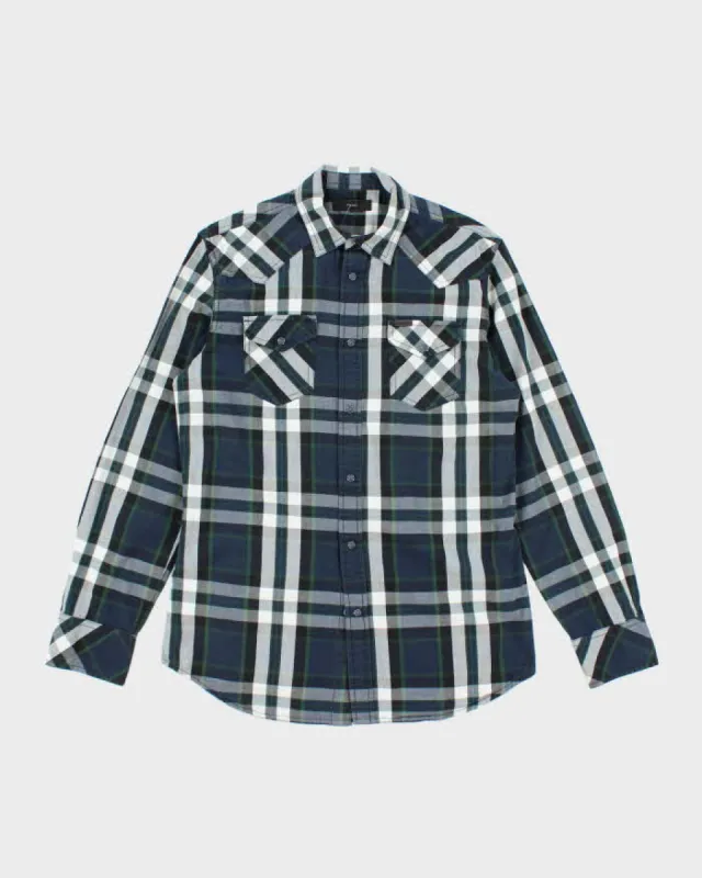 Vintage Y2k Diesel Checked Long Sleeve Shirt - M sold by Rokit