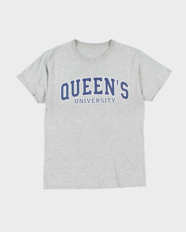 Vintage Queens University Graphic T-Shirt - S sold by Rokit