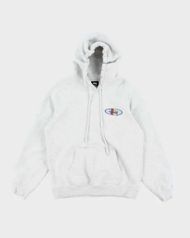 Vintage Stussy Grey Hoodie - S sold by Rokit