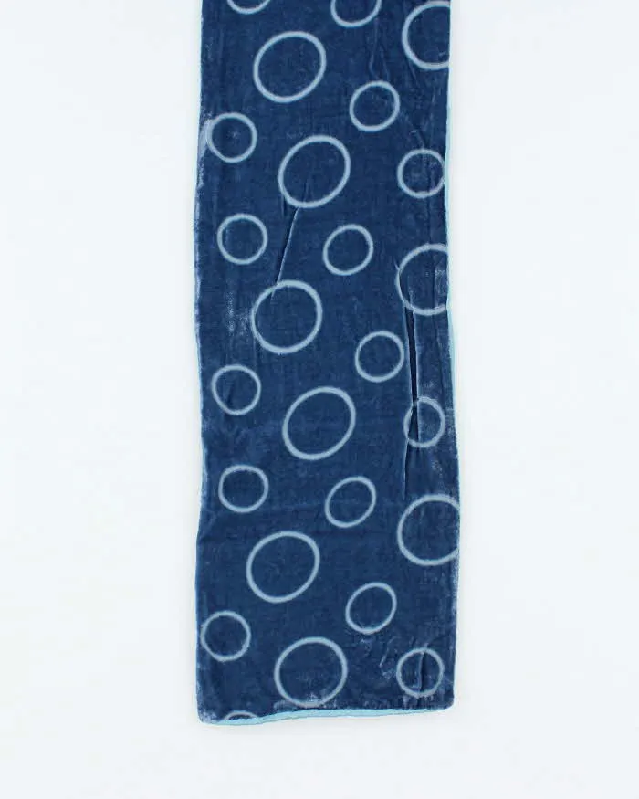 Vintage Velvet Blue Scarf sold by Rokit product image thumbnail 3