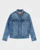 Vintage 90's Levi's Dark Wash Denim Jacket - L sold by Rokit