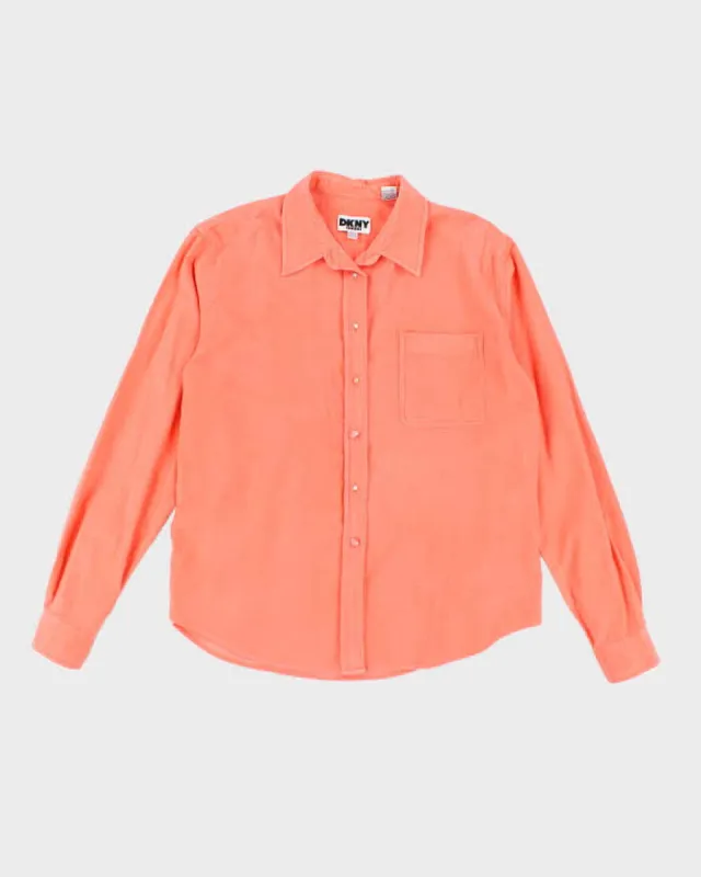 Vintage Women's Y2K DKNY Corduroy Shirt - M sold by Rokit