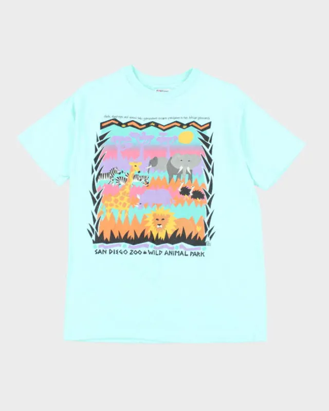 Vintage 90's San Diego Wild Animal Park Single Stitch T-Shirt - L sold by Rokit
