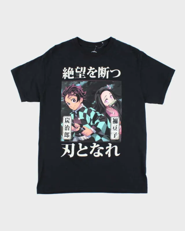 Vintage Demon Slayer Promotional Graphic T-Shirt - M sold by Rokit