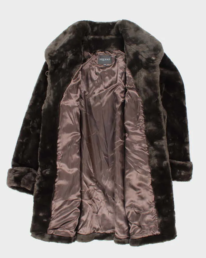 Vintage Y2k 00s Sequence Faux Fur Coat - L sold by Rokit product image thumbnail 2