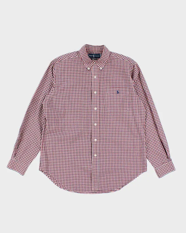 Vintage Ralph Lauren Checked Long Sleeve Shirt - L sold by Rokit