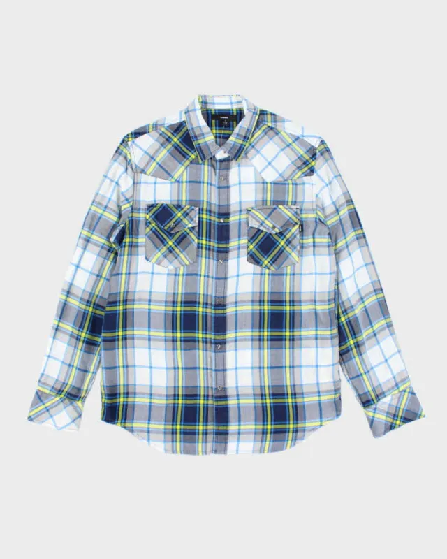 Y2k 00s Diesel Checked Long Sleeve Shirt - M sold by Rokit