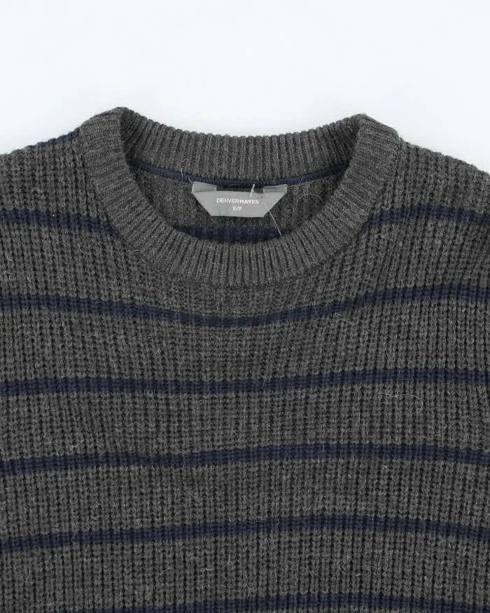 Vintage 90's Denver Hayes Striped Chunky Wool Blend Knit Jumper - S sold by Rokit product image thumbnail 3