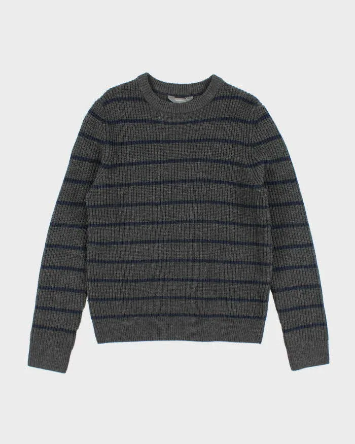 Vintage 90's Denver Hayes Striped Chunky Wool Blend Knit Jumper - S sold by Rokit