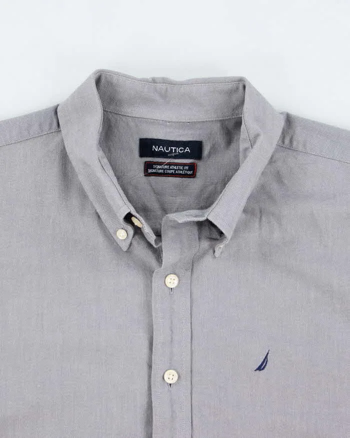 Nautica Grey Long Sleeve Shirt - XXL sold by Rokit product image thumbnail 3