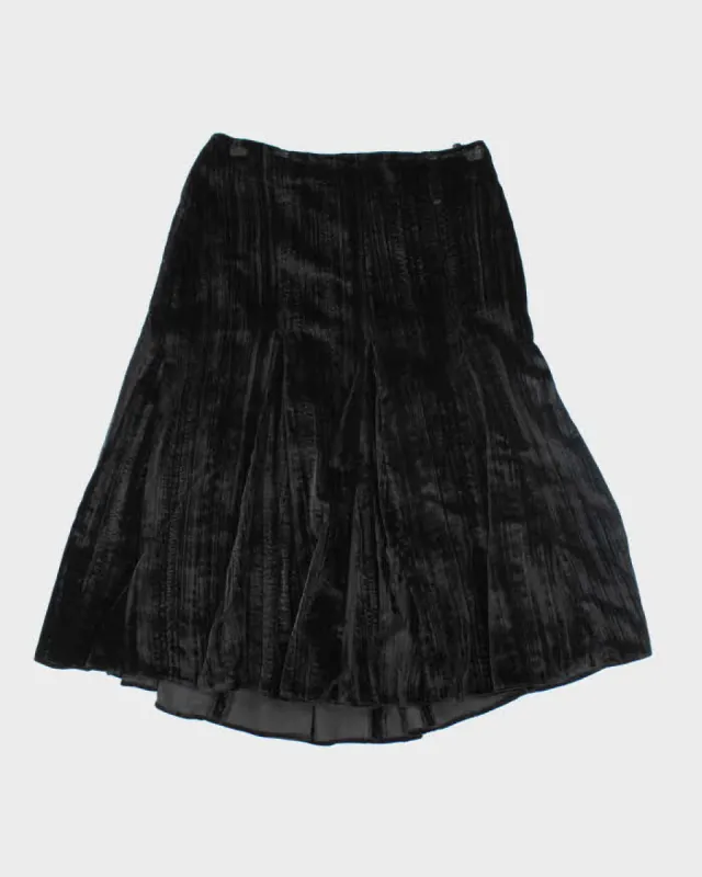Vintage 90s Steilmann Velvet Skirt - S sold by Rokit
