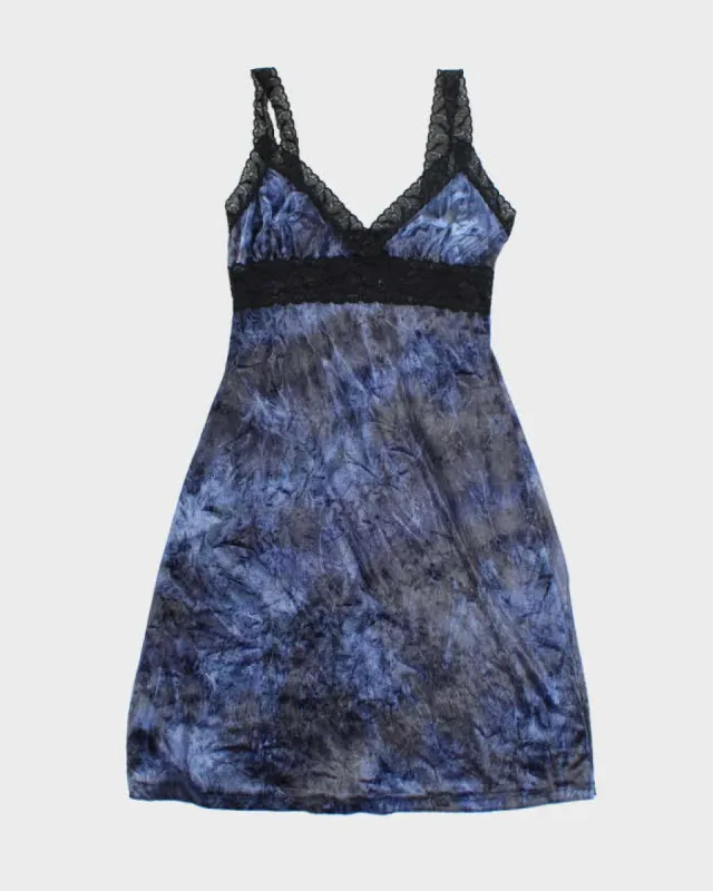 Vintage 90s Le Chateau Velvet Slip Dress - M sold by Rokit