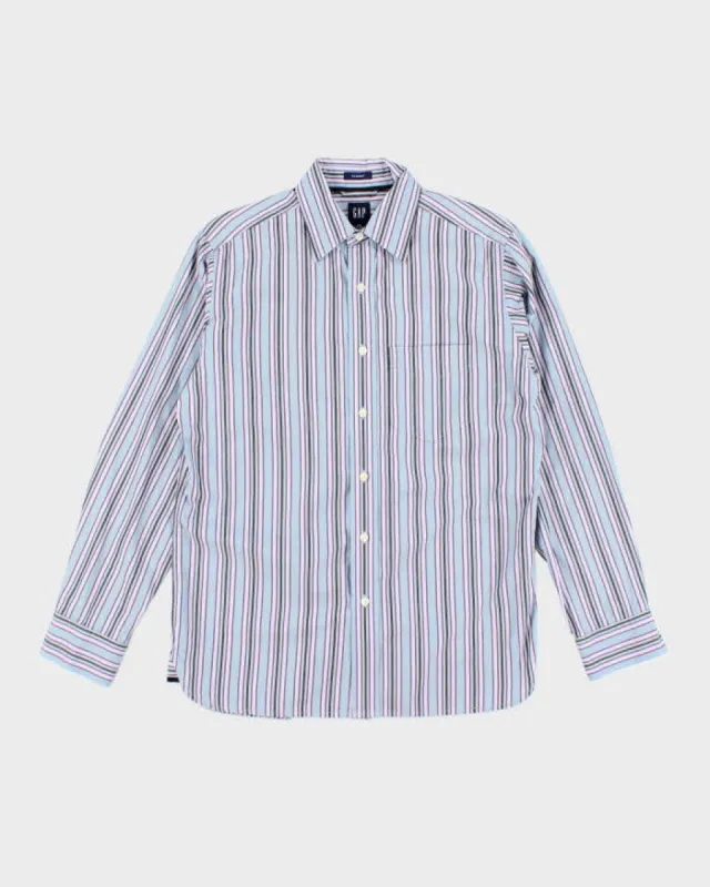 Vintage 2000's GAP Striped Button Up Shirt - S sold by Rokit