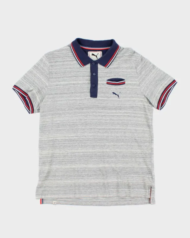 Vintage Puma Small Embroidered Pocket Polo Shirt - L sold by Rokit