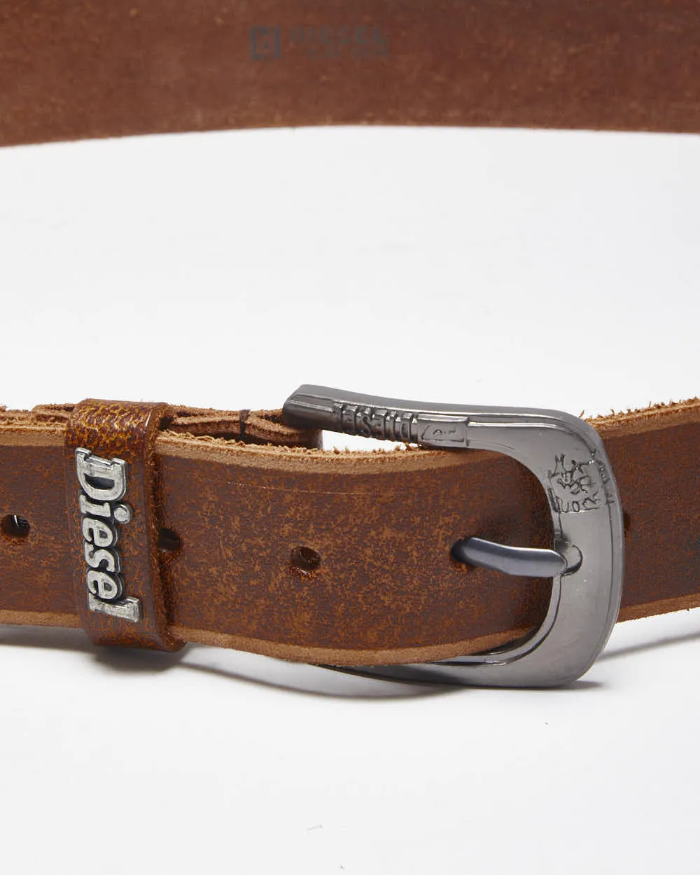 Vintage Diesel Brown Leather Belt - W39-W46 sold by Rokit product image thumbnail 4