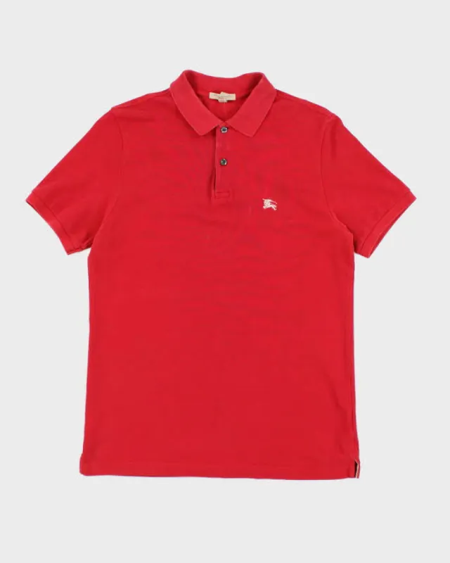 Vintage 2000's Burberry Brit Small Embroidered Logo Polo Shirt - M sold by Rokit