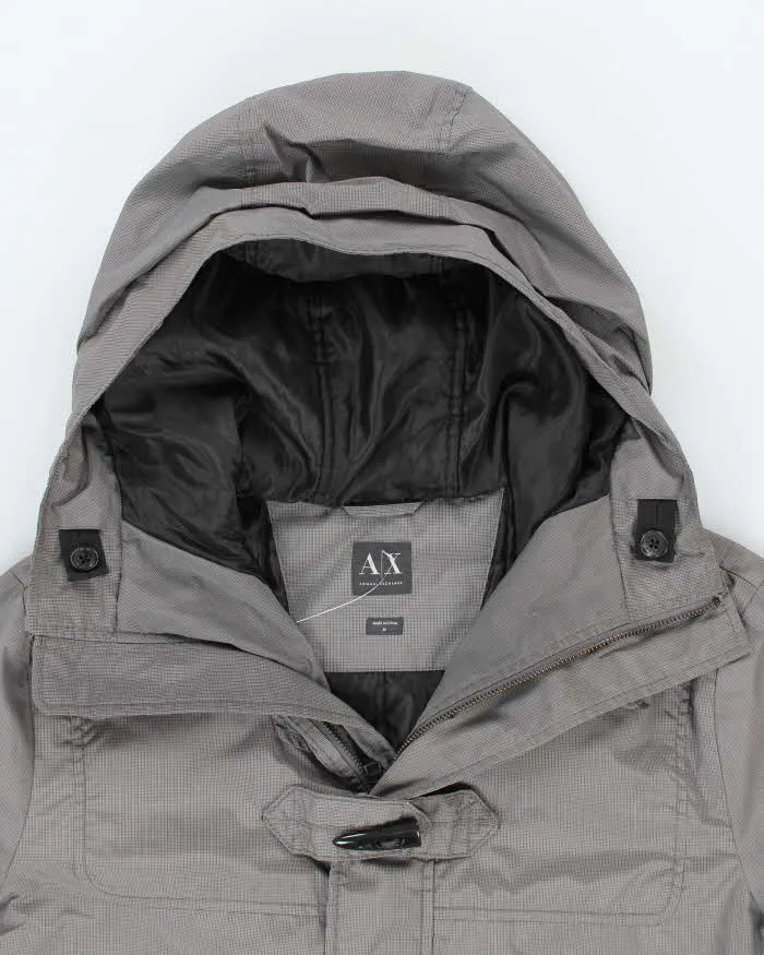 Vintage Y2K Armani Exchange Multi Pocket Hooded Jacket - M sold by Rokit product image thumbnail 3