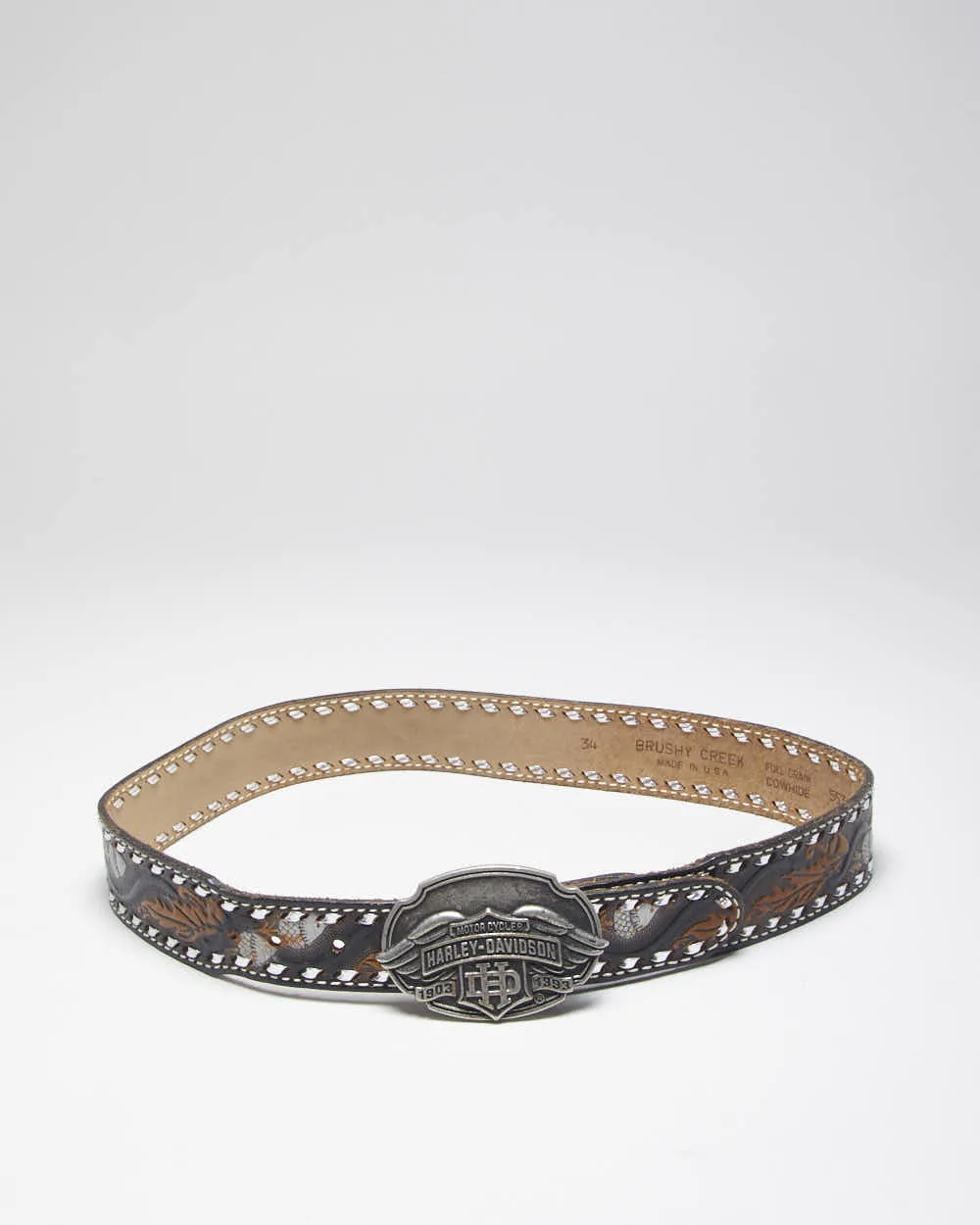 Harley Davidson Leather Belt - W30-34 sold by Rokit product image thumbnail 2