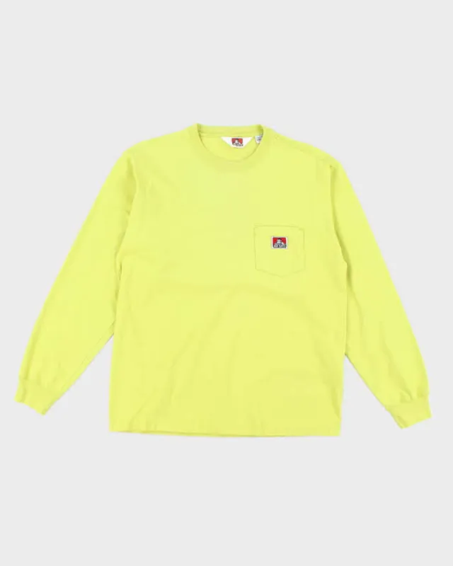 Vintage Ben Davis Oversized Long-sleeved Pocket T-Shirt - L sold by Rokit