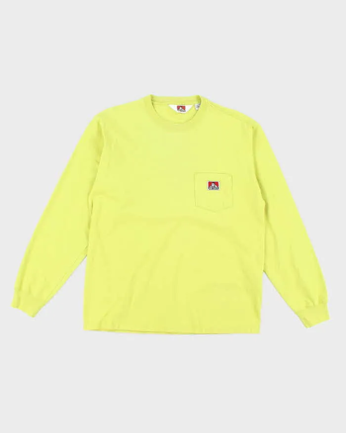 Vintage Ben Davis Oversized Long-sleeved Pocket T-Shirt - L sold by Rokit