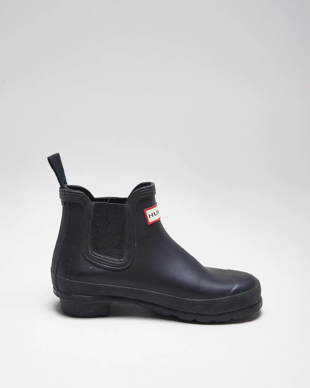 Hunter Black Short Wellington Boots - UK4 sold by Rokit product image thumbnail 2