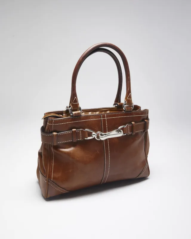 Vintage Coach Brown Leather Handbag sold by Rokit