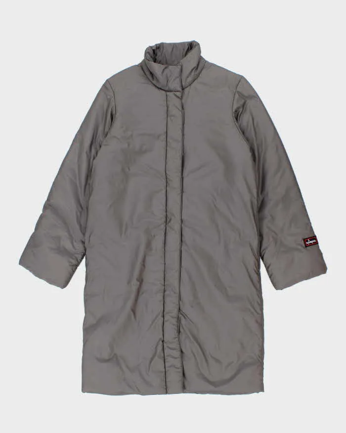 Vintage Women's 90's Kangol Insulated Long Down Jacket - S sold by Rokit