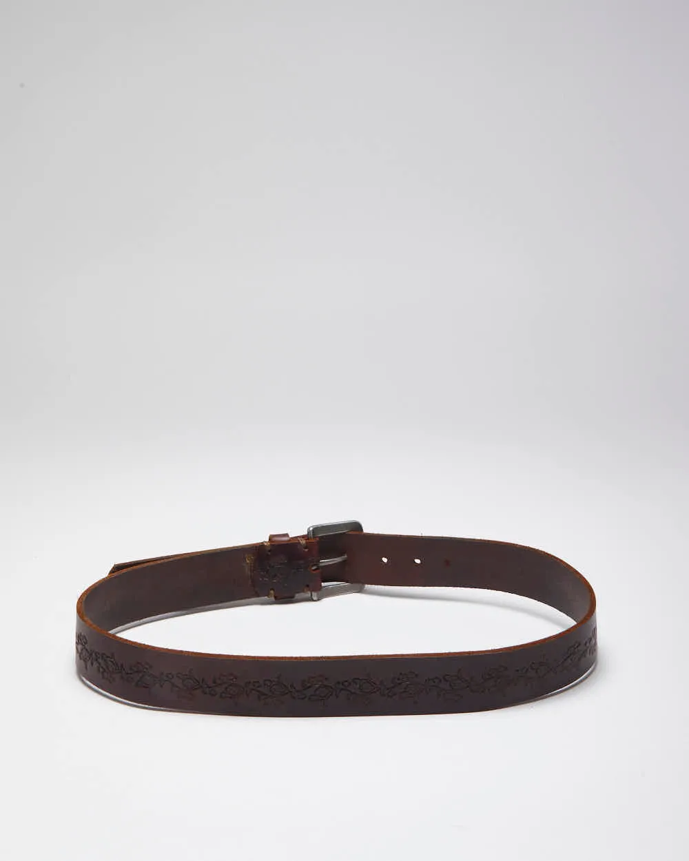 Vintage Bluenotes Leather Belt - W29-35 sold by Rokit product image thumbnail 3