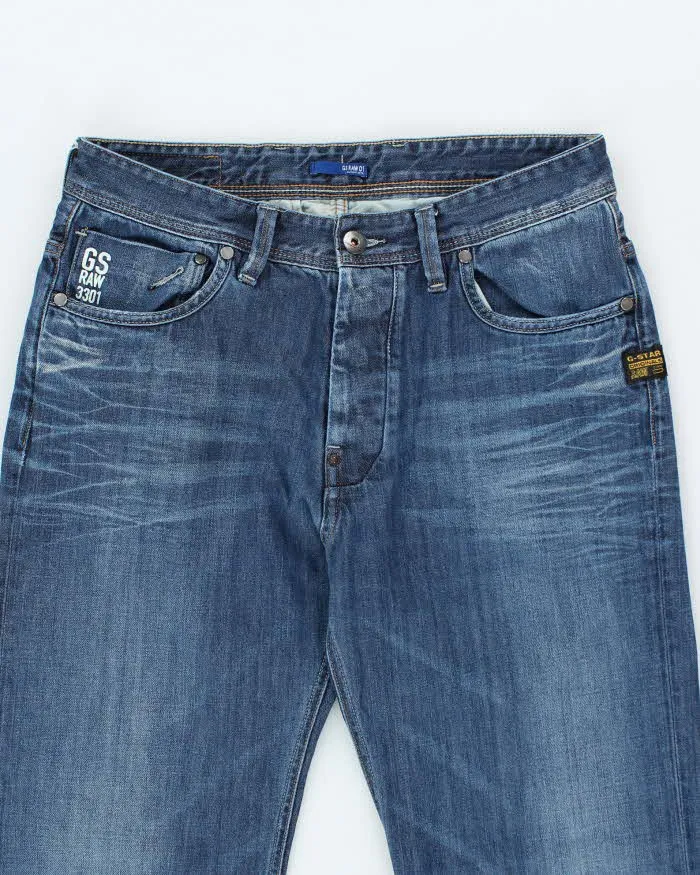 Vintage Y2K G-Star Raw Dark Wash Relaxed Fit Jeans - W32 L33 sold by Rokit product image thumbnail 3