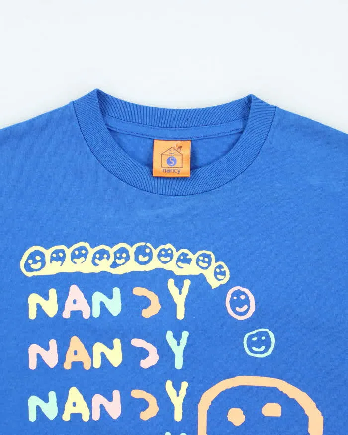 Nancy Sucks Spell Out Smiley Graphic T-Shirt - S sold by Rokit product image thumbnail 3