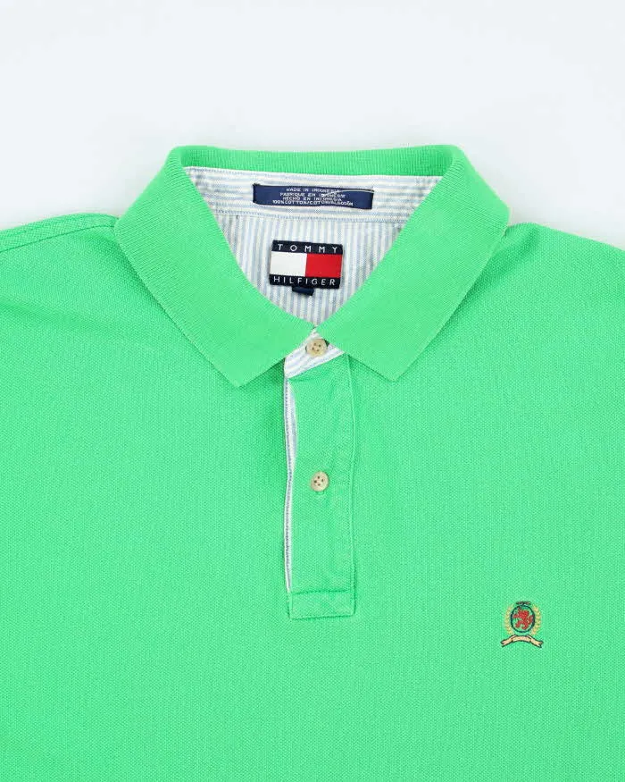 Vintage 90's Tommy Hilfiger Small Crest Oversized Polo Shirt - XL sold by Rokit product image thumbnail 3