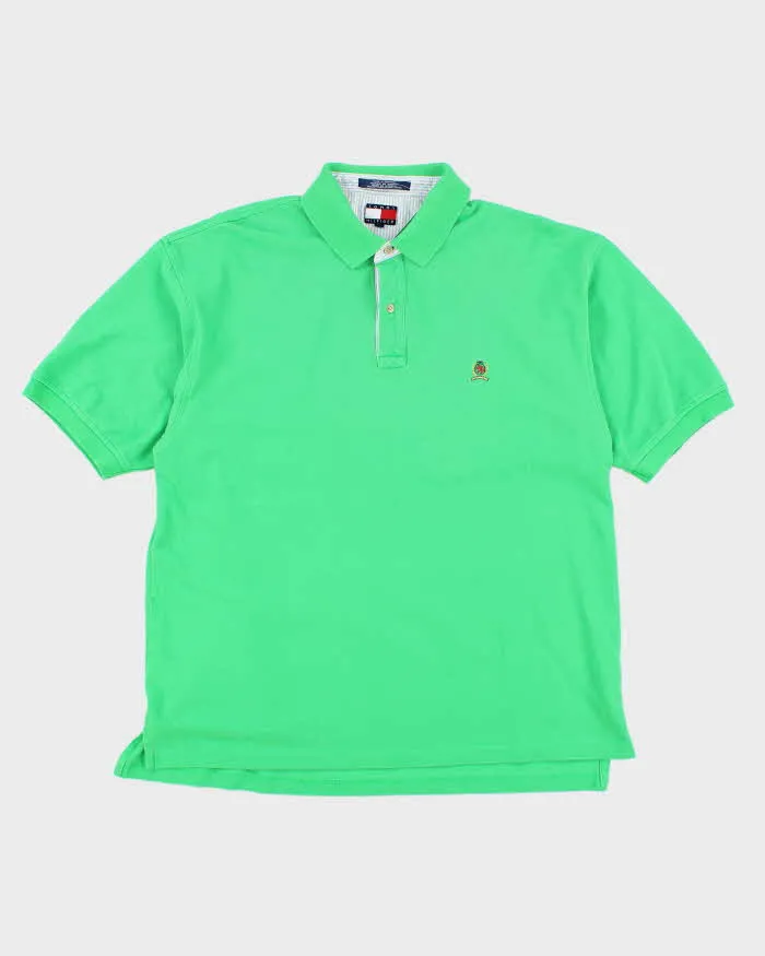 Vintage 90's Tommy Hilfiger Small Crest Oversized Polo Shirt - XL sold by Rokit