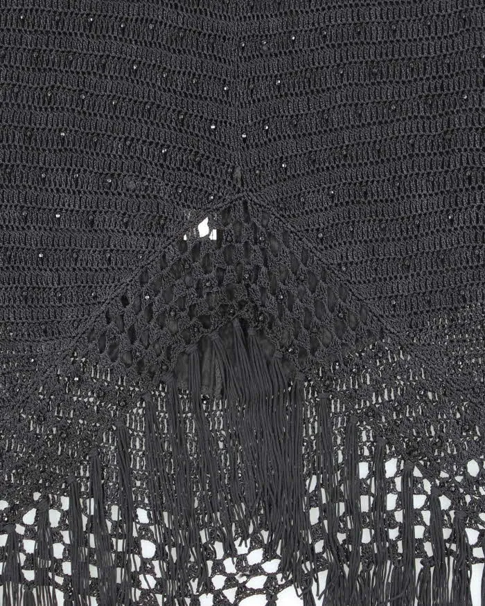 Vintage Y2k 00s Crochet Beaded Tassel Skirt - XXS sold by Rokit product image thumbnail 3