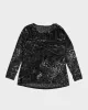Vintage Y2k 00s Mr Max Velvet Animal Print Top - L sold by Rokit