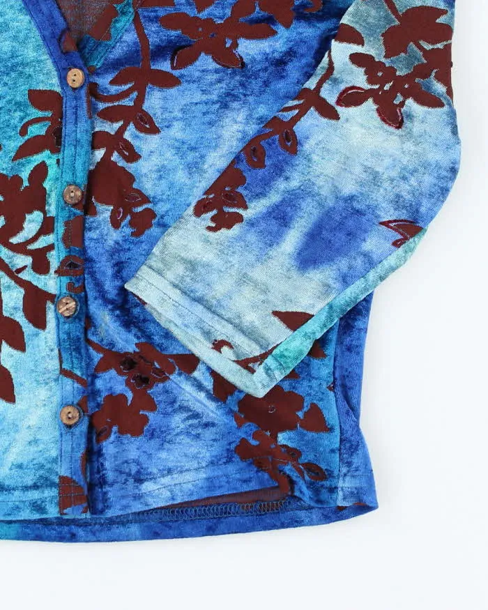 Vintage Y2k 00s Le Chateau Velvet Blouse - S sold by Rokit product image thumbnail 4