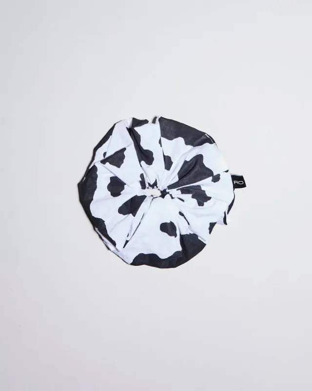 Rokit Originals Sustainable Scrunchie - Cow Print sold by Rokit