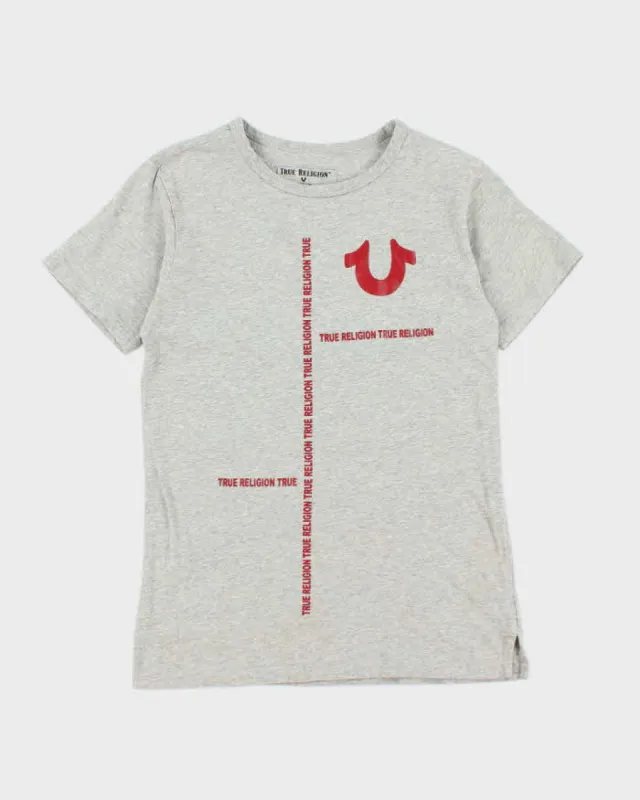 Vintage Women's Y2K True Religion Branded Graphic T-Shirt - L sold by Rokit