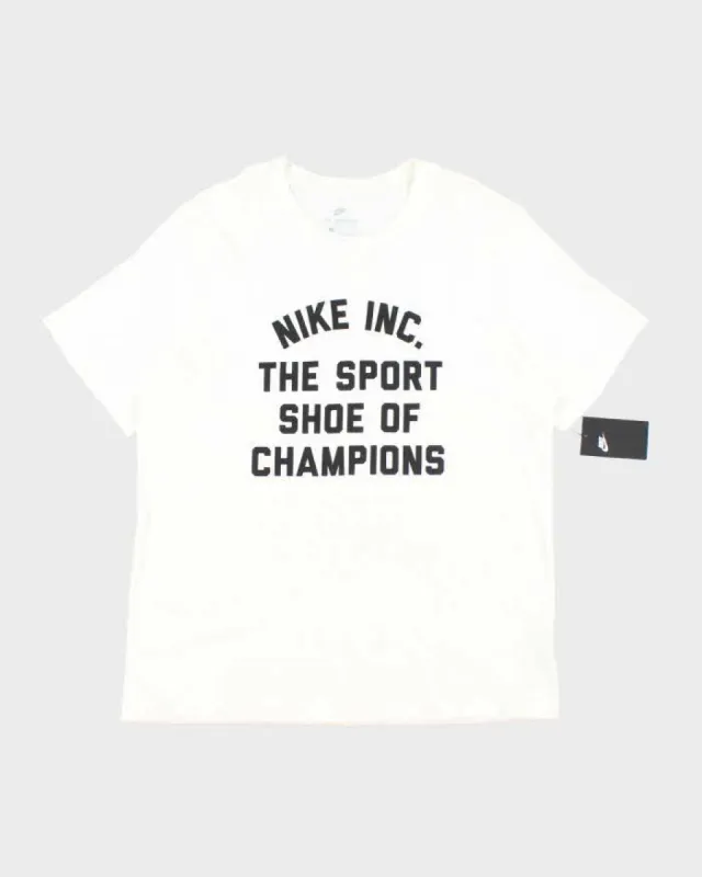 DSWT Nike INC. Shoe of Champions Graphic T-Shirt - L sold by Rokit