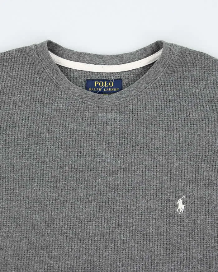 Vintage 2000's Ralph Lauren Long-sleeved Waffle T-Shirt - M sold by Rokit product image thumbnail 3