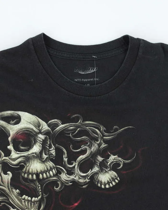 Vintage Y2K Multiple Skulls Graphic T-Shirt - L sold by Rokit product image thumbnail 3