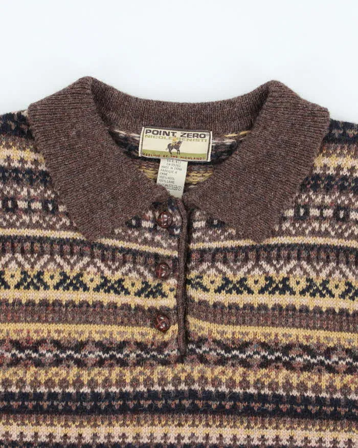 Vintage Point Zero Wool Collard Jumper - S sold by Rokit product image thumbnail 3