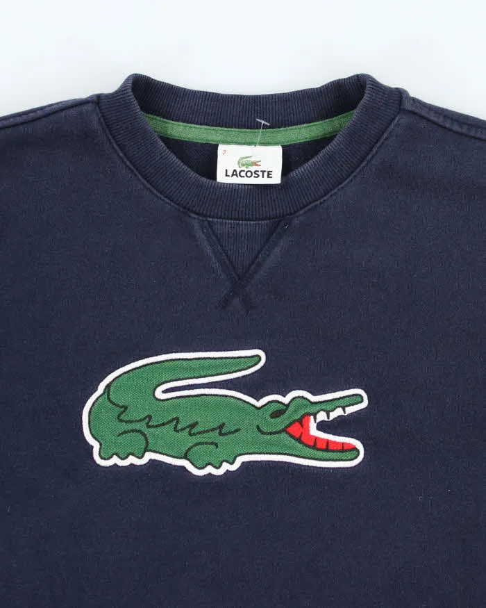 Vintage 2000's Lacoste Big Croc Logo Sweatshirt - M sold by Rokit product image thumbnail 3