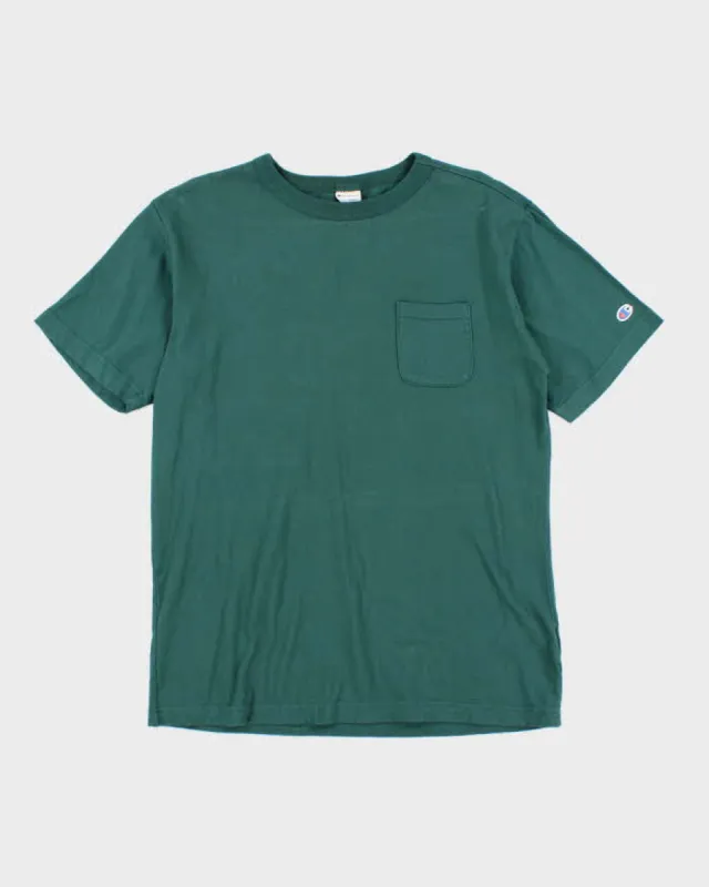 Vintage Y2K Champion Plain Pocket T-Shirt - XL sold by Rokit