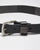 Vintage Diesel Black Leather Belt - W31 - W35 sold by Rokit