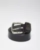 Vintage Diesel Black Leather Belt - W31 - W35 sold by Rokit