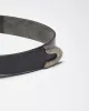 Vintage Diesel Black Leather Belt - W31 - W35 sold by Rokit